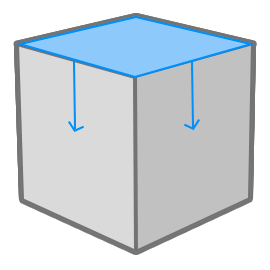 Extrusion du carré en cube